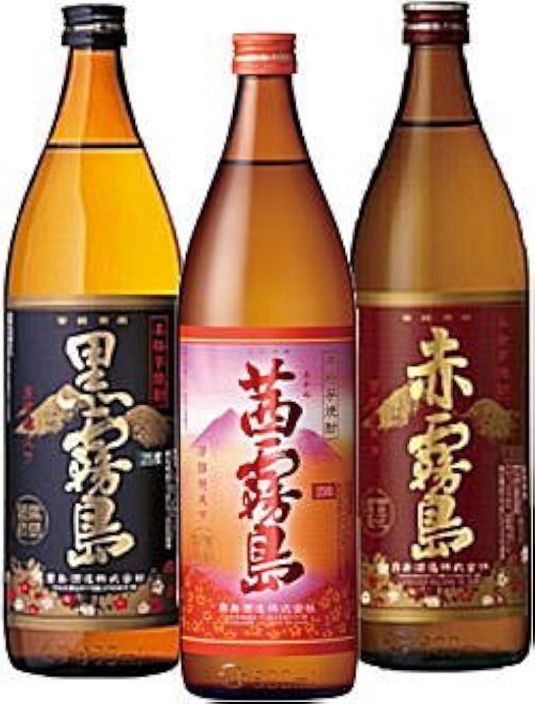 Amazon.co.jp: 霧島（茜霧島・赤霧島・黒霧島）飲み比べ 3点